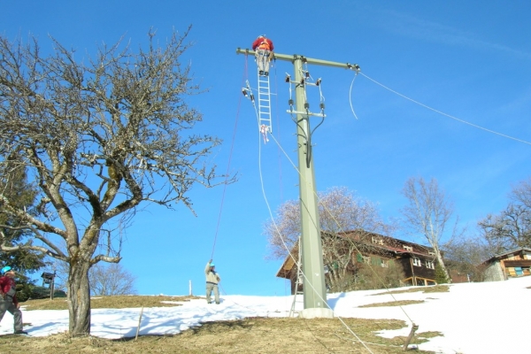 Freileitungen am Sonnenbühl