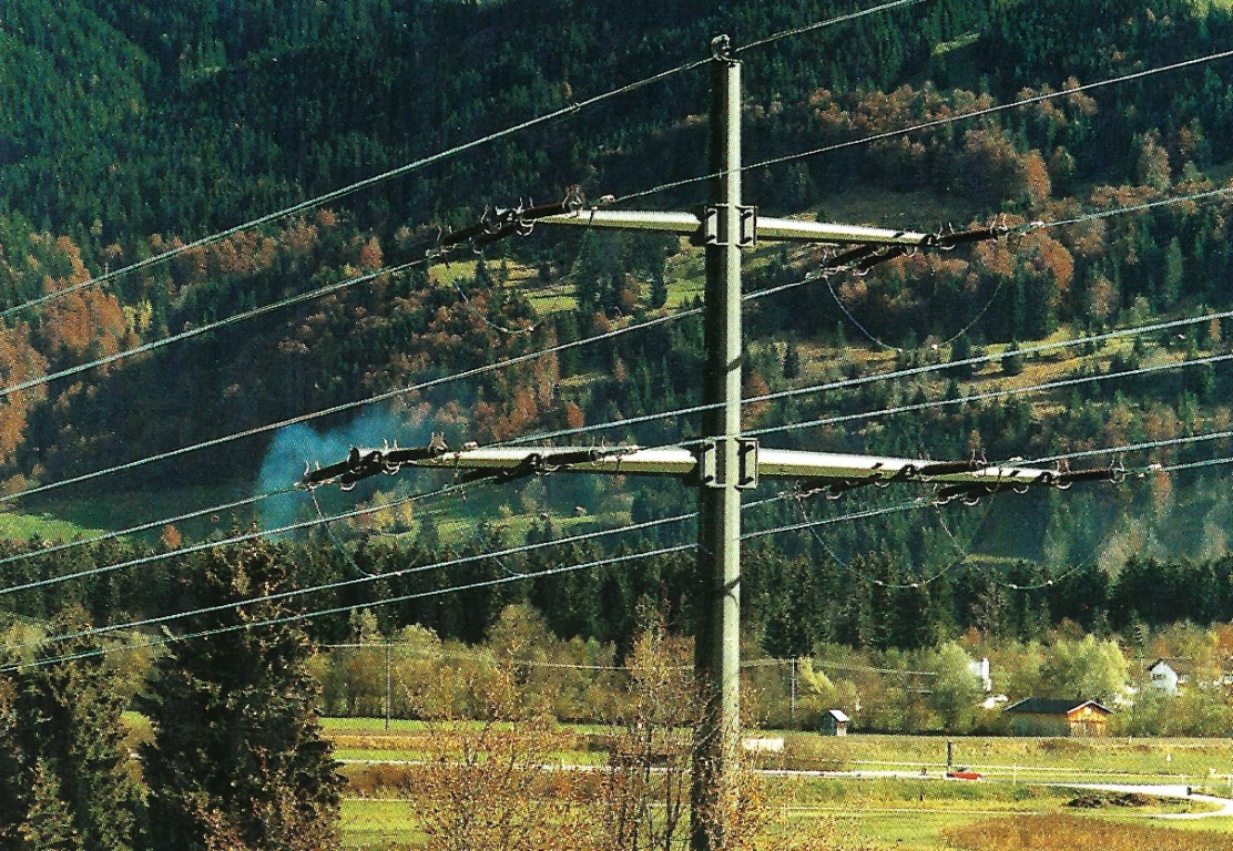 Die Freileitungen waren früher Standard